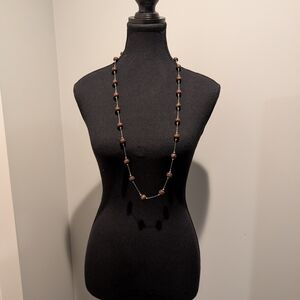 Brown Beaded Necklace